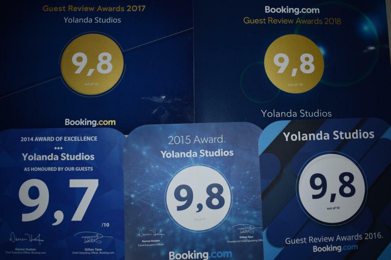 Yolanda Studios Paralia Agias Foteinis ภายนอก รูปภาพ